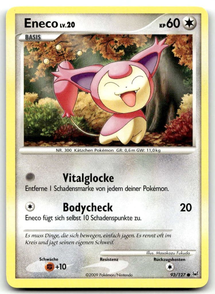 Eneco 83/127 Platinum trading card