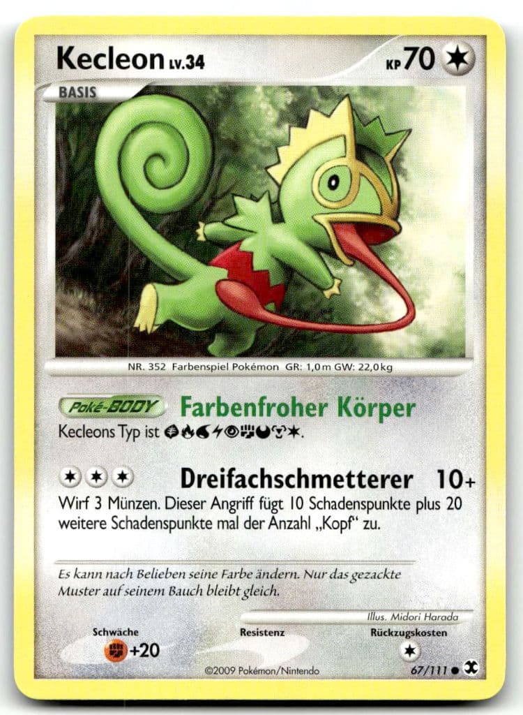 Kecleon 67/111 Aufstieg der Rivalen trading card