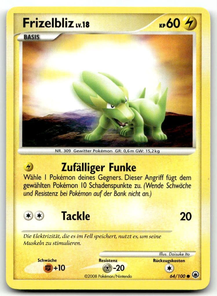 Frizelbliz 64/100 Majestätische Morgen trading card
