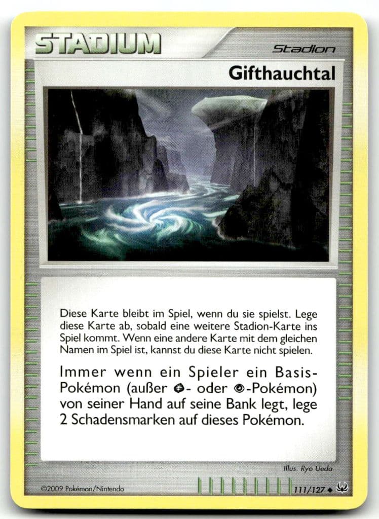 Giftauchtal 111/127 Platin trading card