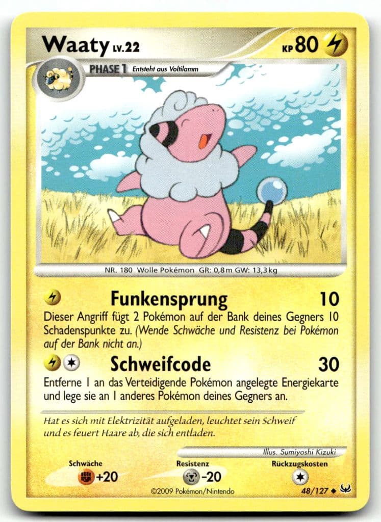 Waaty 48/127 Arceus trading card