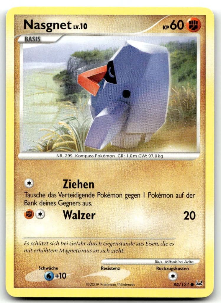 Nasgnet 84/127 Platin – Arceus trading card