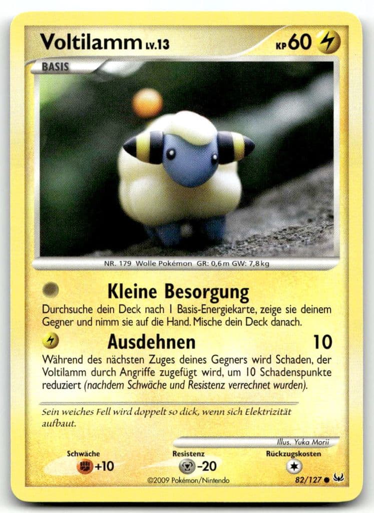 Voltilamm 82/127 Platinum trading card