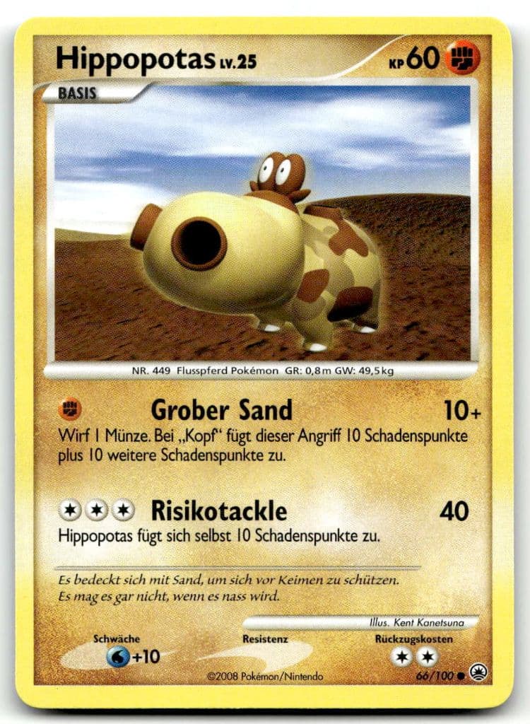 Hippopotas 66/100 Majestätischer Morgen (Majestic Dawn) trading card
