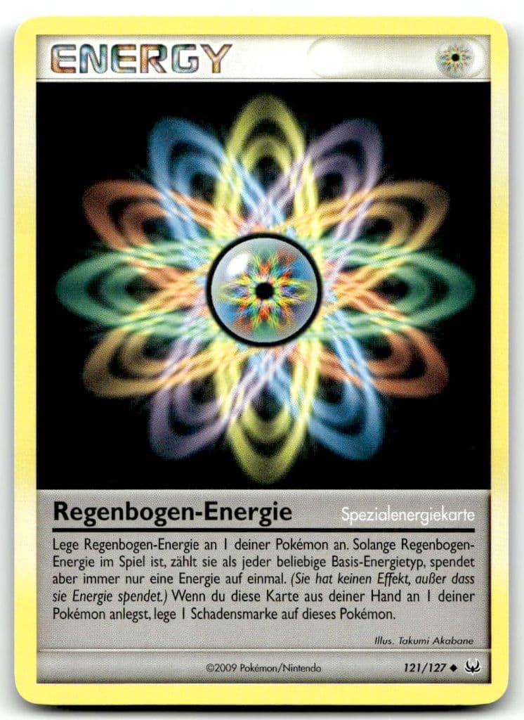 Regenbogen-Energie 121/127 Platinum—Supreme Victors trading card
