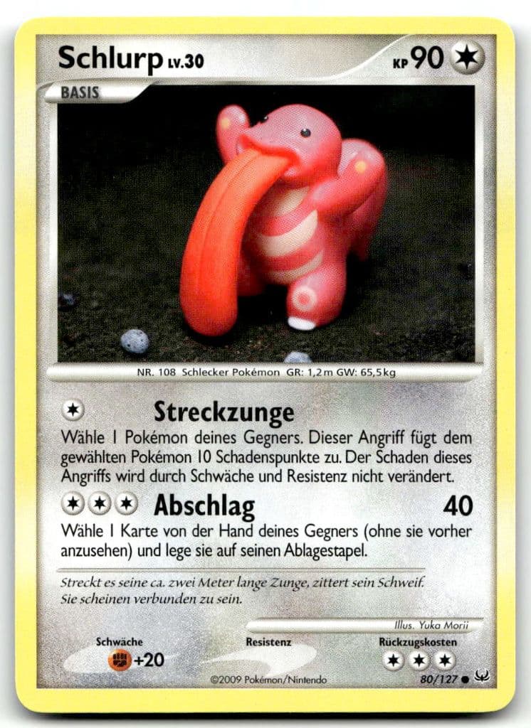 Schlurp 80/127 Platin (Platinum) trading card