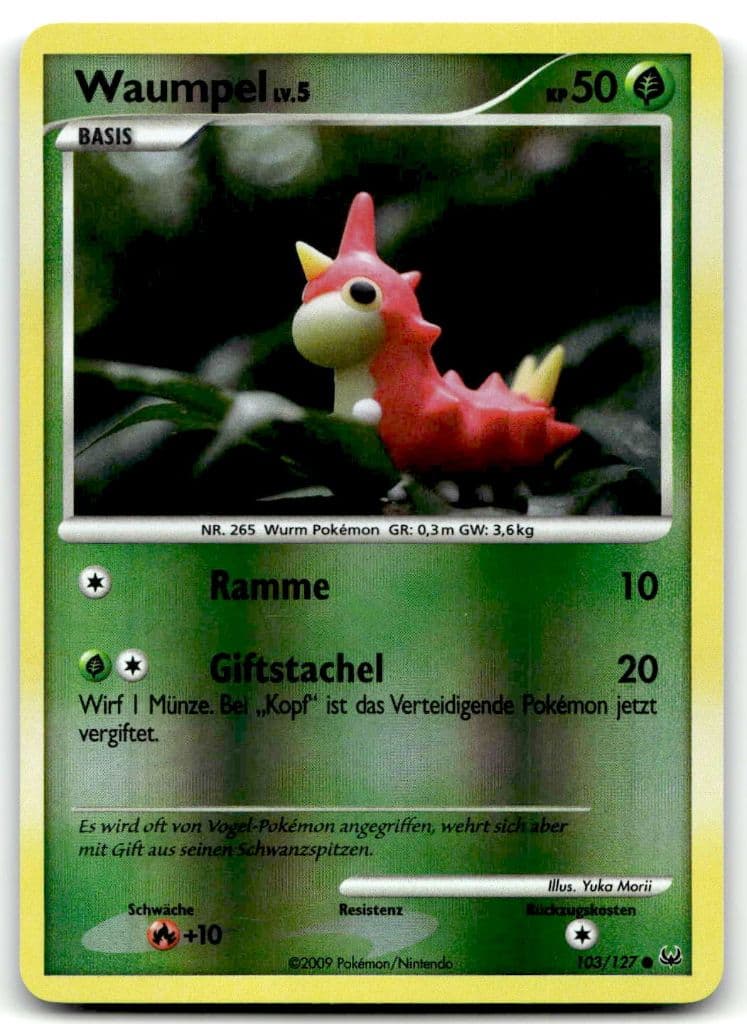 Waumpel 103/127 Platinum trading card
