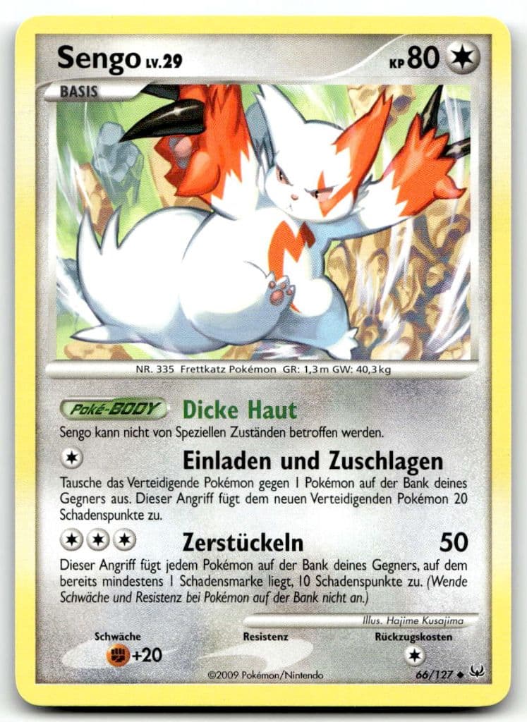 Sengo 66/127 Platin (Platinum) trading card