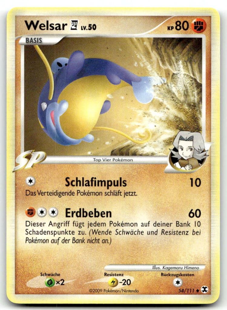 Welsar 54/111 Platin—Arceus trading card