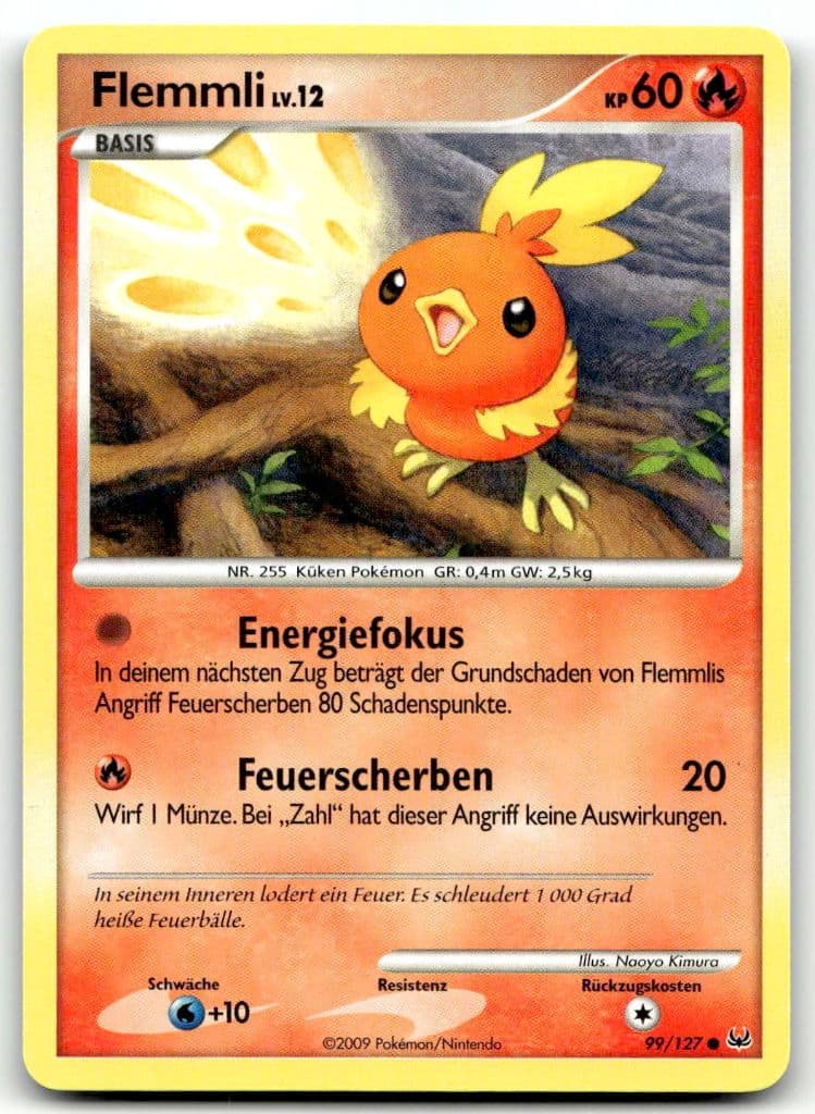 Flemmli 99/127 Platin trading card