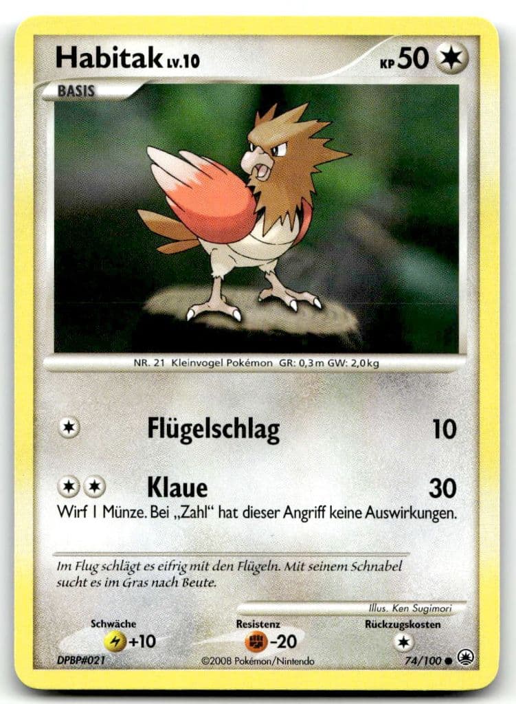 Habitak 74/100 Majestätischer Morgen trading card