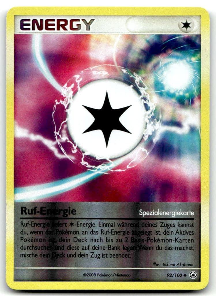 Ruf-Energie 92/100 Sturmtief trading card