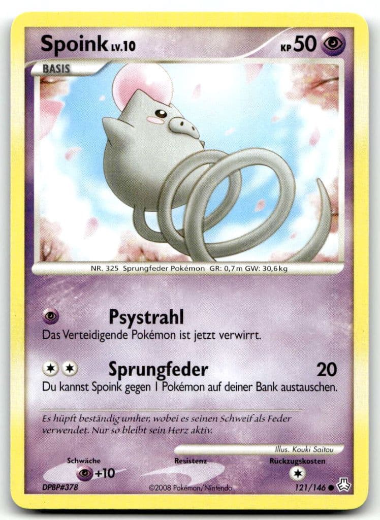 Spoink 121/146 Erwachte Legenden (Legends Awakened) trading card
