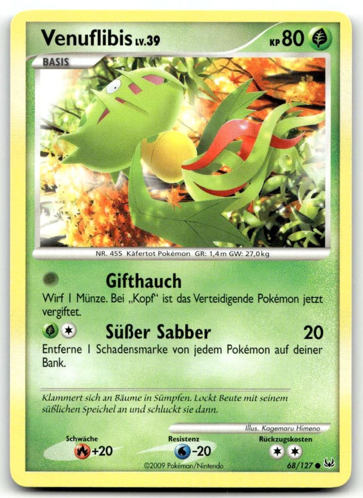 Venuflibis 68/127 Platinum trading card