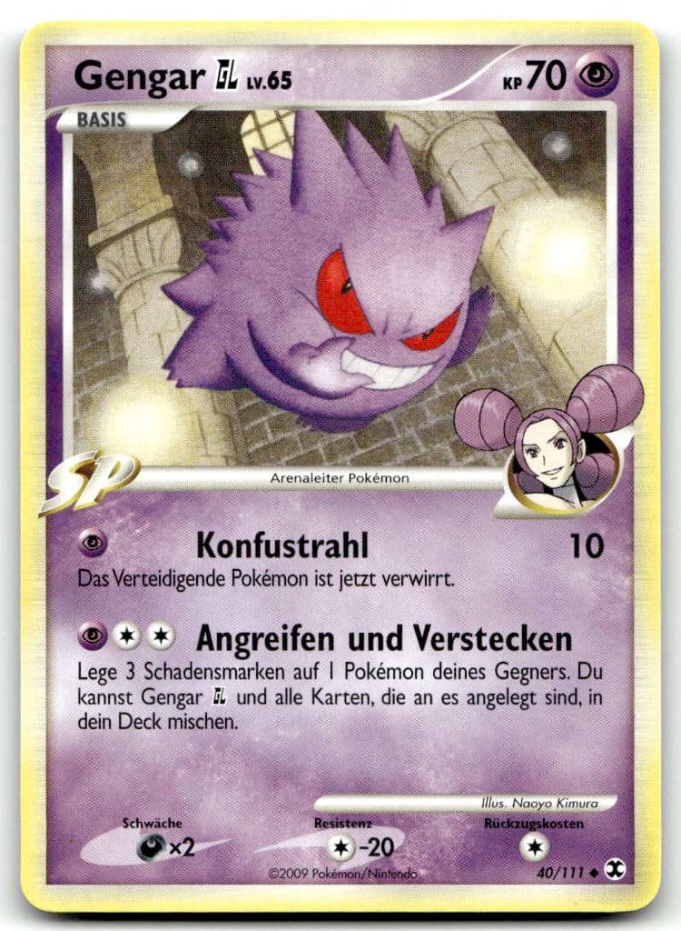 Gengar GL 40/111 Aufstieg der Rivalen (Rising Rivals) trading card