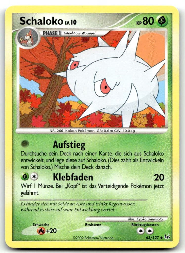 Schaloko 63/127 Platin trading card