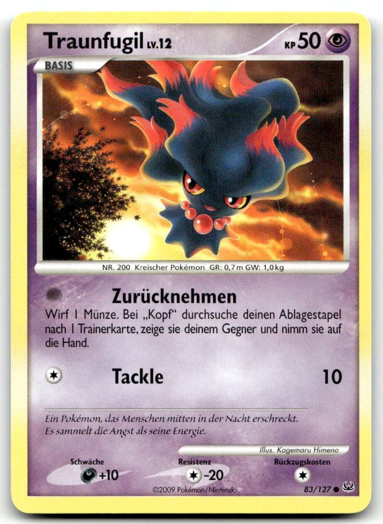 Traunfugil 83/127 Arceus trading card