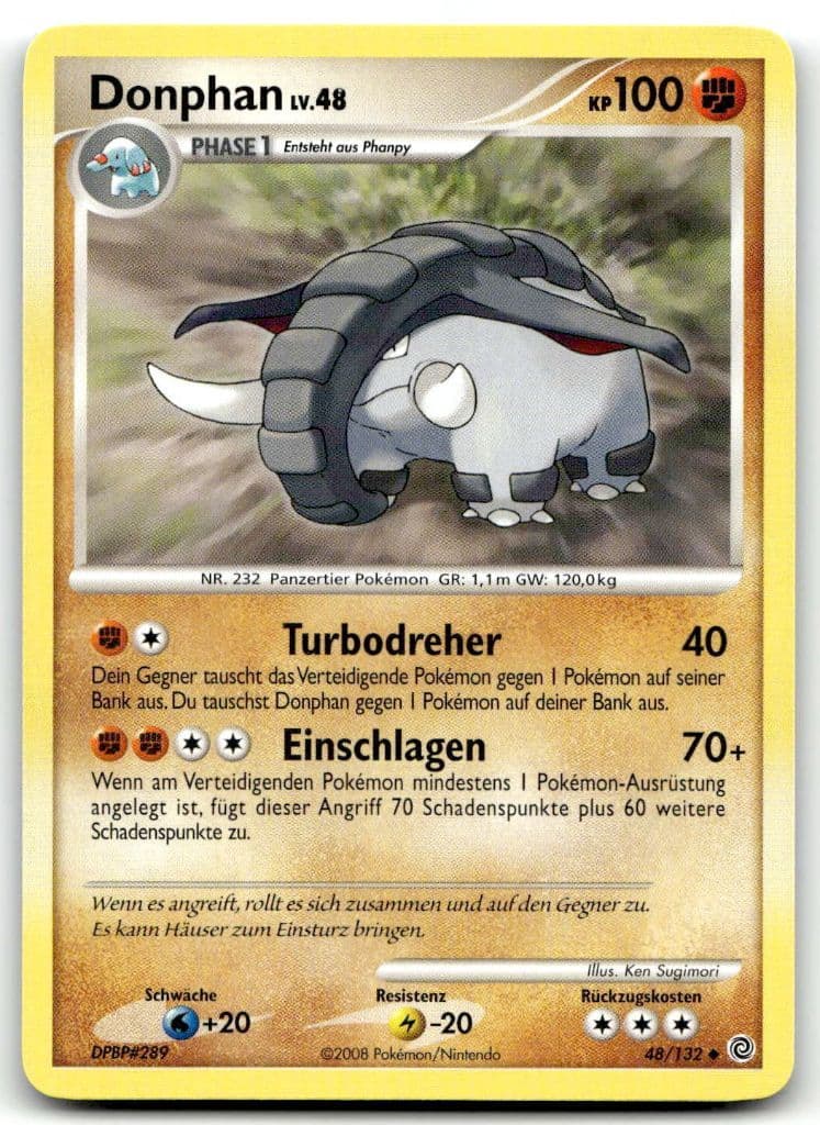 Donphan 48/132 Sagenhafte Schätze (Legends Awakened) trading card