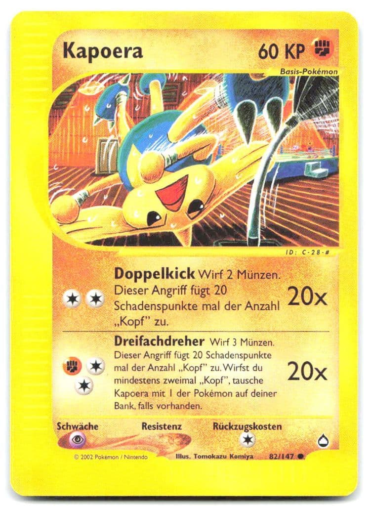 Kapoera 82/147 Aquapolis trading card