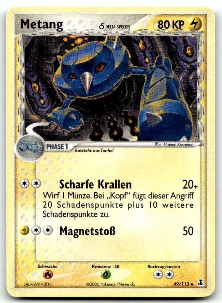 Metang 49/113 EX Delta Species trading card
