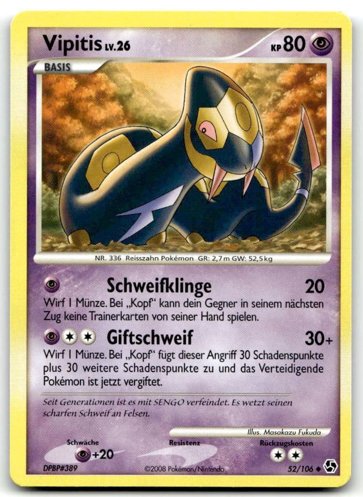 Vipitis 52/106 Great Encounters trading card