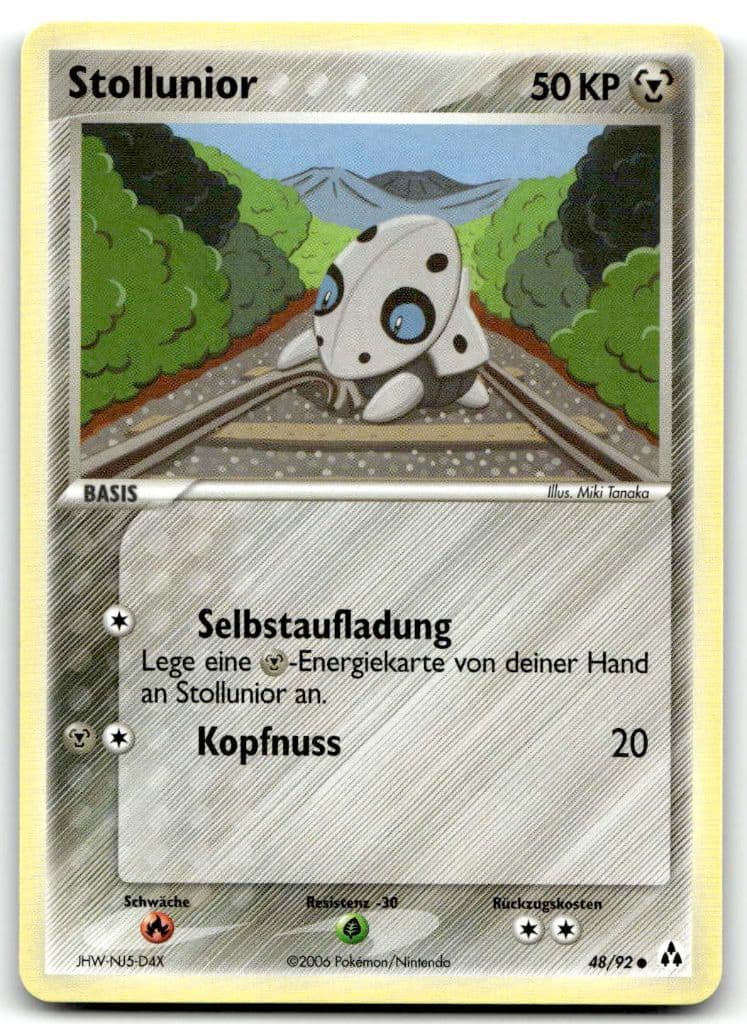 Stollunior 48/92 EX Legend Maker trading card