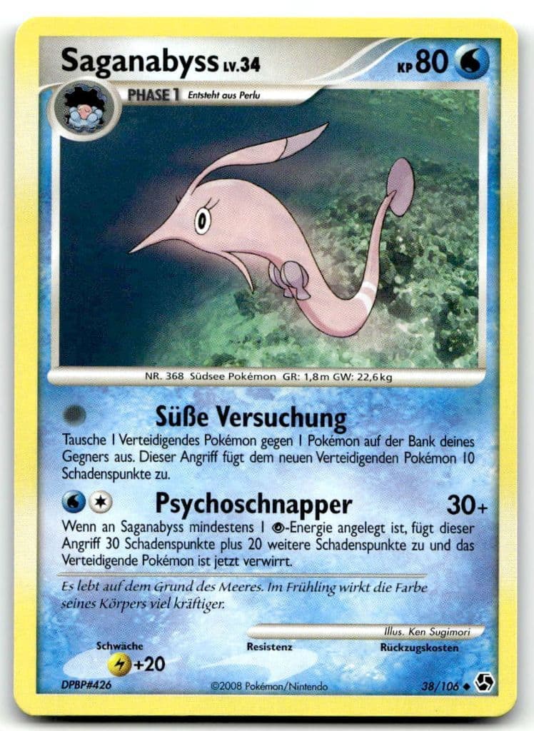 Saganabyss 38/106 Great Encounters trading card