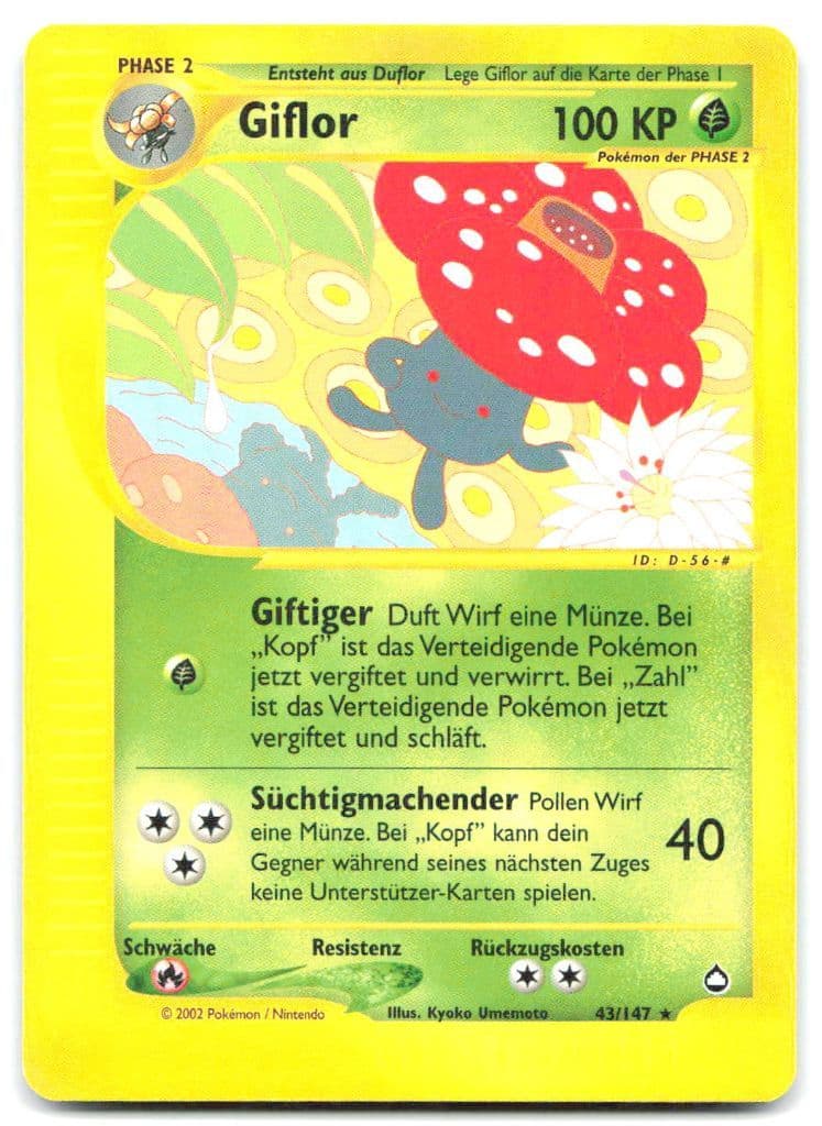 Giflor 43/147 Expedition Base Set trading card