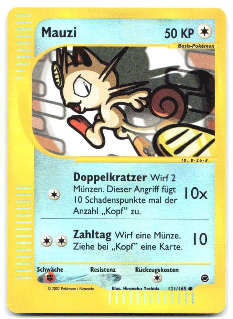 Mauzi 121/165 Expedition Base Set trading card