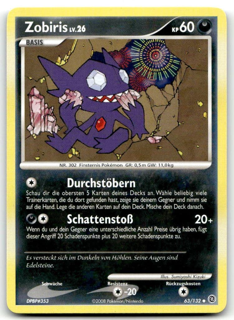 Zobiris LV.26 63/132 Secret Wonders (Rätselhafte Wunder) trading card