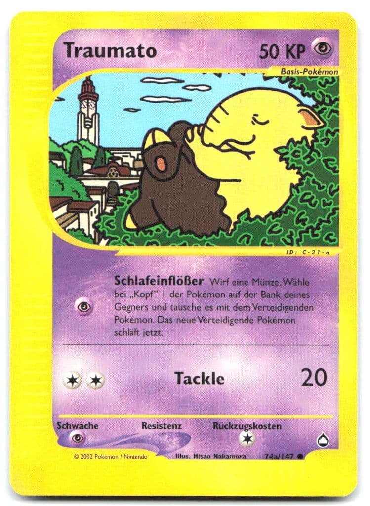 Traumato 74a/147 Expedition Base Set trading card