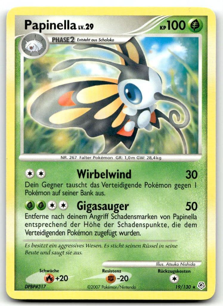 Papinella 19/130 Diamond & Pearl trading card