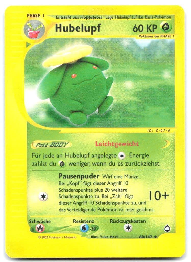 Hubelupf 60/147 Aquapolis trading card