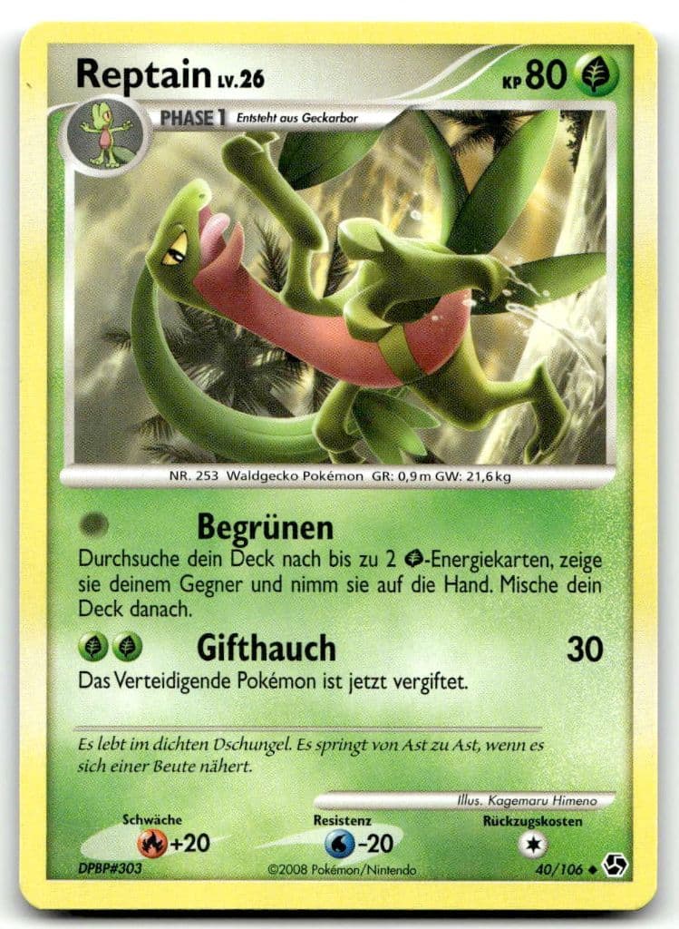 Reptain LV.26 40/106 Epische Begegnungen trading card