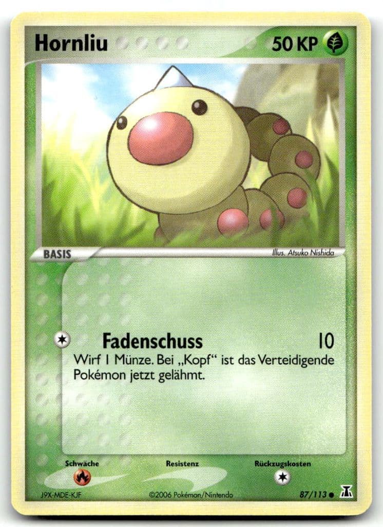 Hornliu 87/113 EX Delta Species trading card