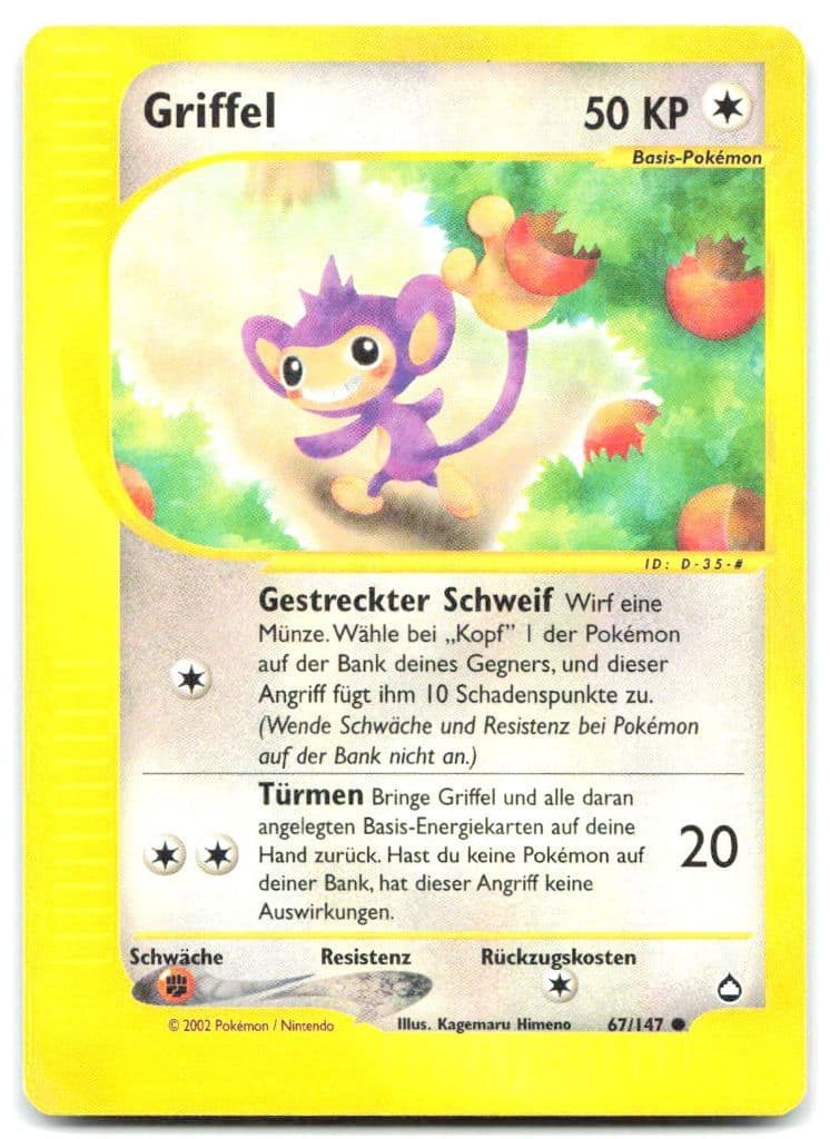 Griffel 67/147 Aquapolis trading card