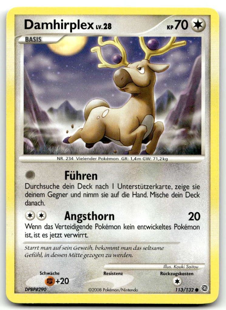 Damhirplex 113/132 Secret Wonders (Rätselhafte Wunder) trading card