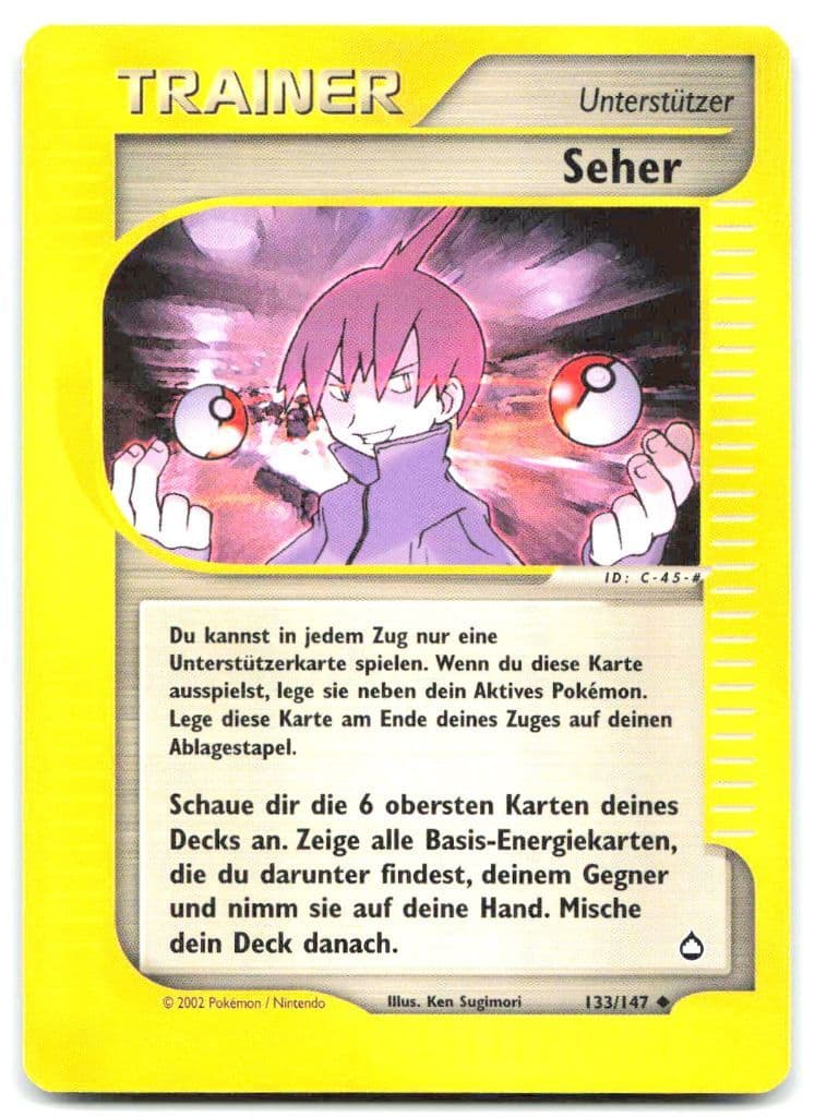 Seher 133/147 Expedition Base Set trading card