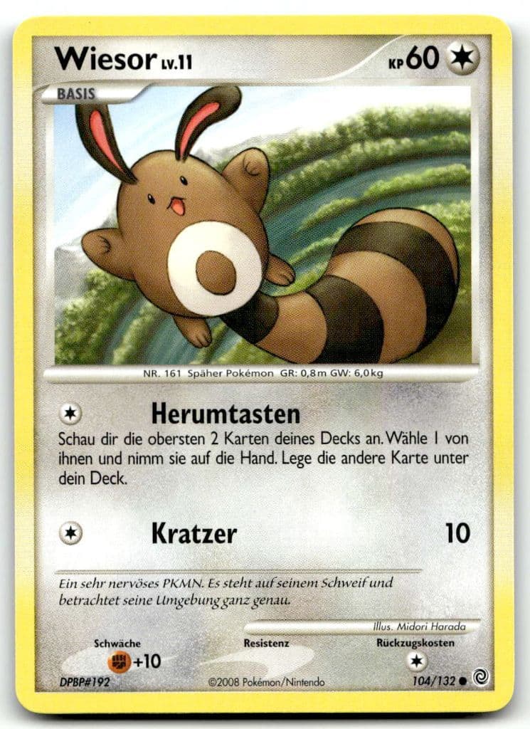 Wiesor LV.11 104/132 Secret Wonders trading card