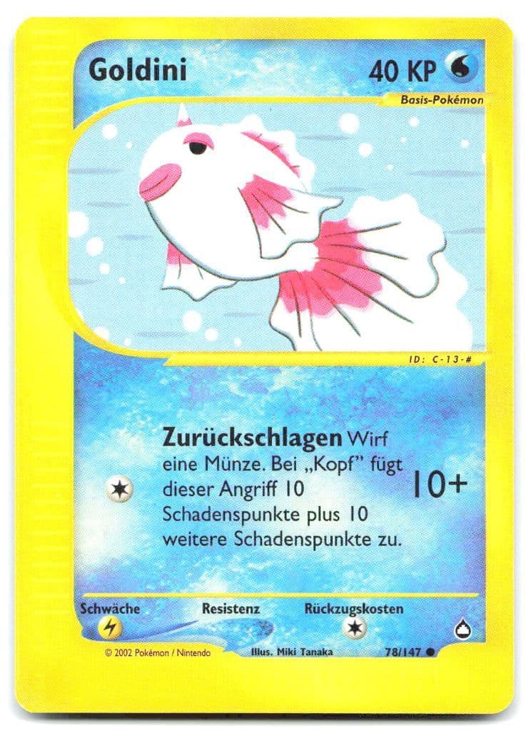 Goldini 78/147 Aquapolis trading card