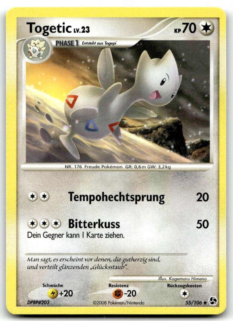 Togetic LV.23 55/106 Great Encounters trading card
