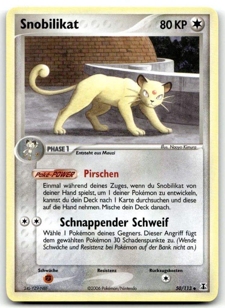 Snobilikat 50/113 EX Delta Species trading card