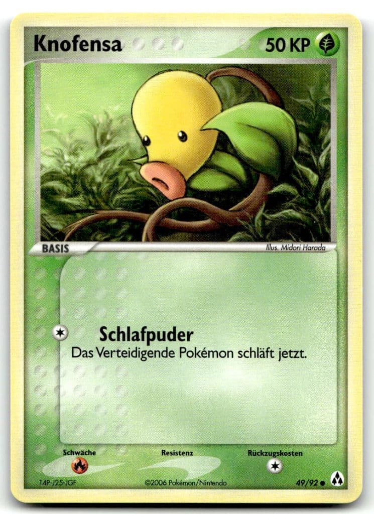 Knofensa 49/92 EX Legend Maker trading card