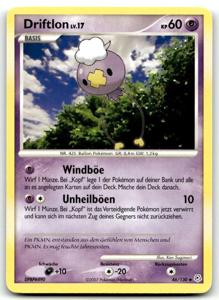 Driftlon 46/130 Diamond & Pearl trading card