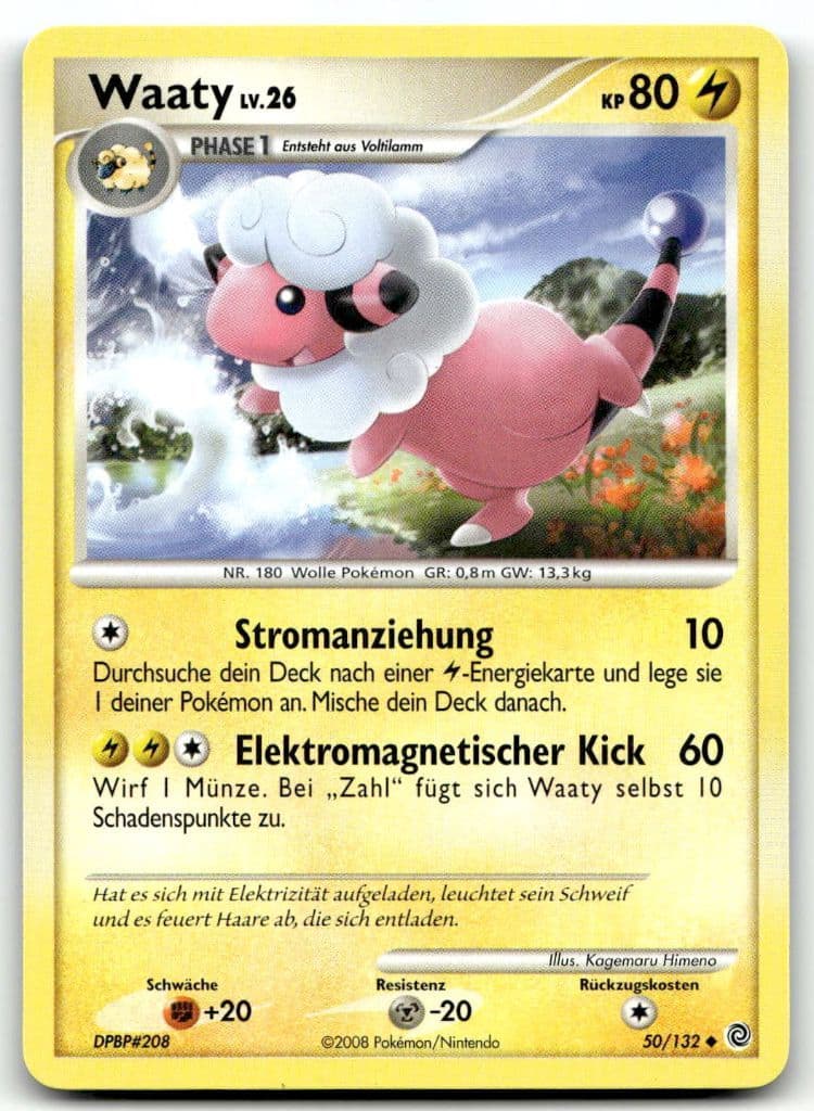 Waaty LV.26 50/132 Secret Wonders (Rätselhafte Wunder) trading card