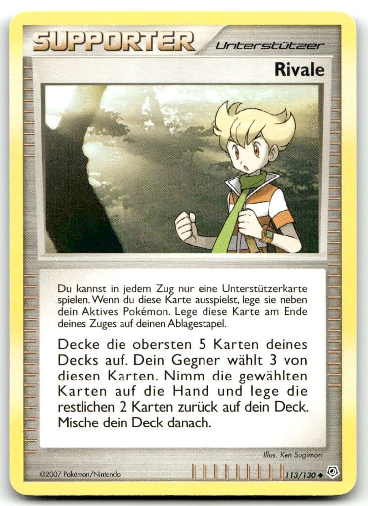 Rivale 113/130 Diamond & Pearl trading card