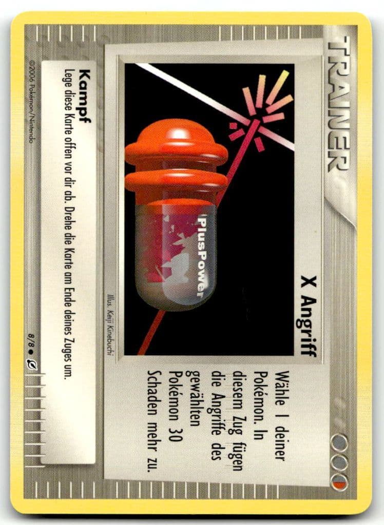 X Angriff 8/8 EX Trainer Kit 2 (Minun Deck) trading card