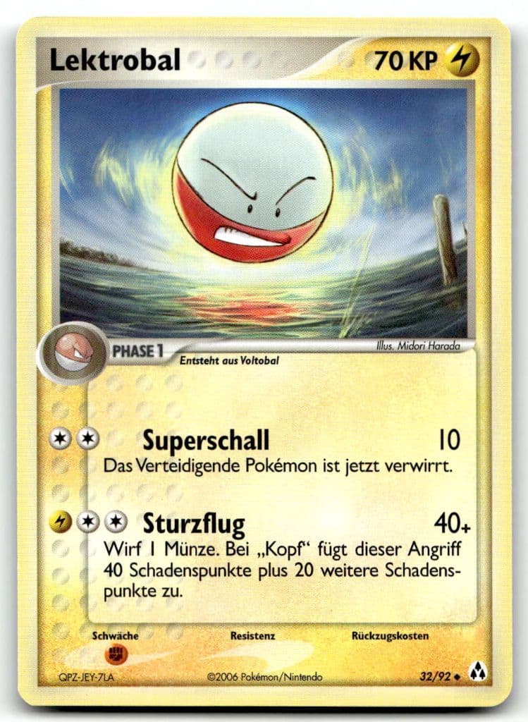 Lektrobal 32/92 EX Legend Maker trading card