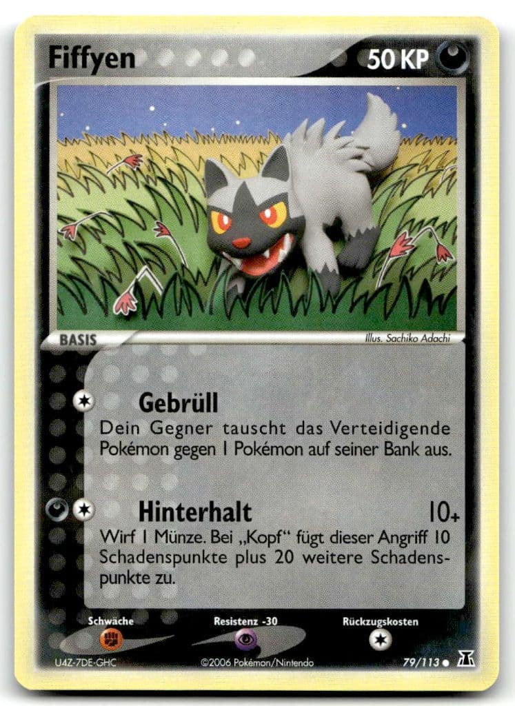 Fiffyen 79/113 EX Delta Species trading card