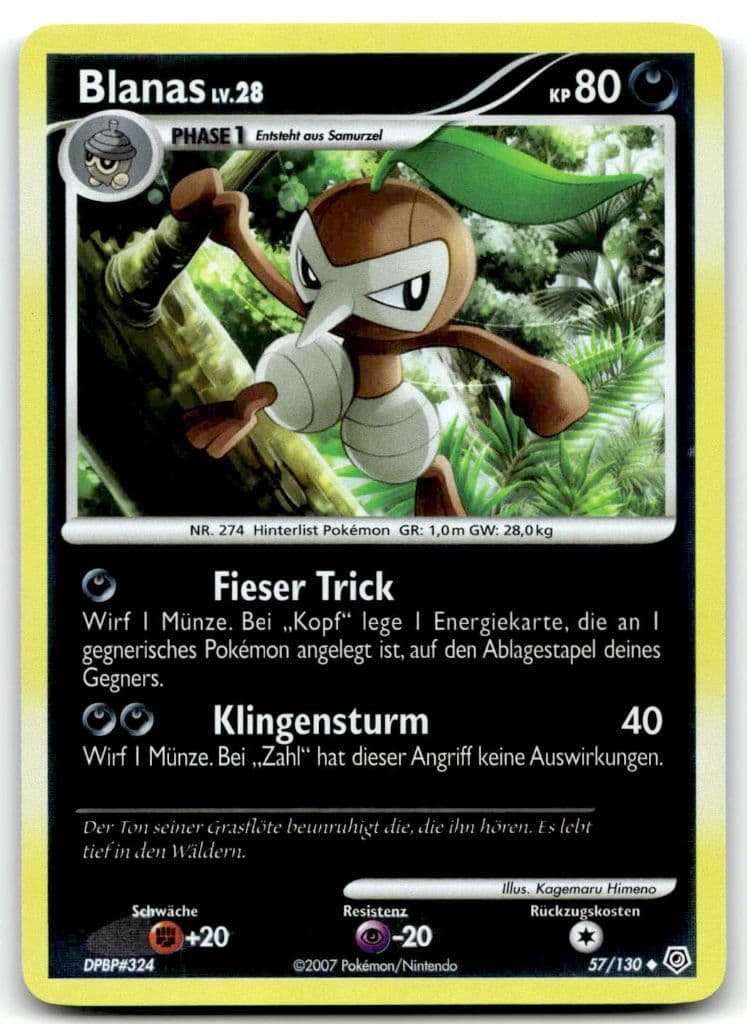 Blanas 57/130 Mysterious Treasures trading card